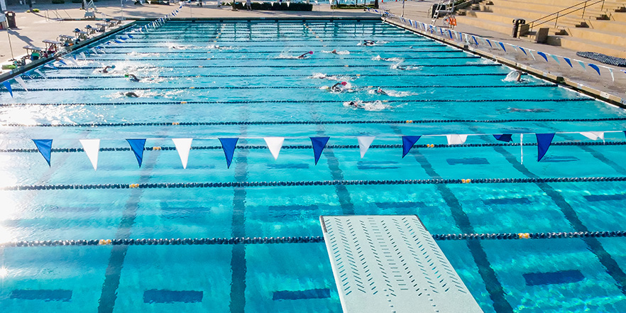 olympic swimming pool installation