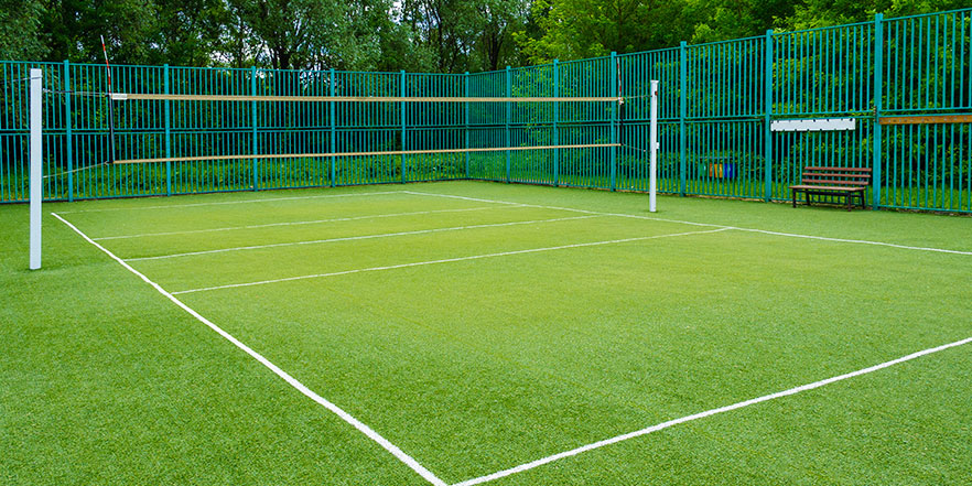 outdoor volleyball court