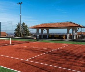Artificial Grass Tennis Court Construction