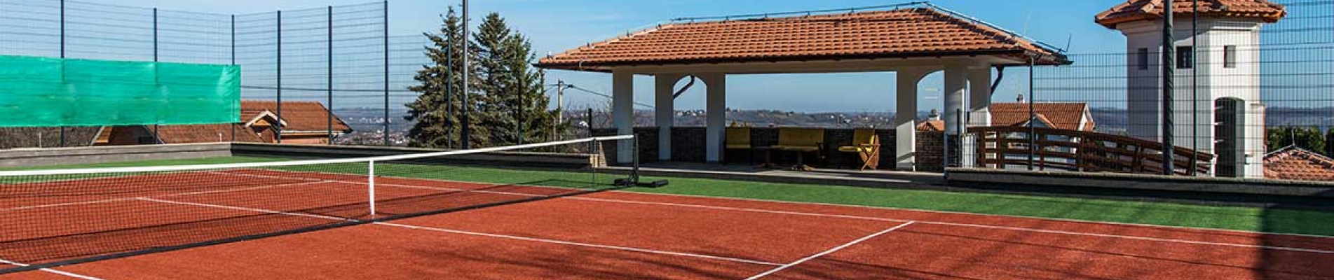 Artificial Grass Tennis Court Construction