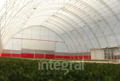 Indoor Artificial Turf Football Pitch Application