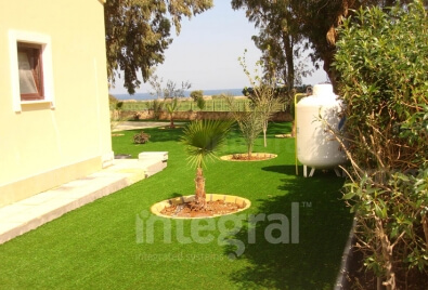 Artificial Turf Landscape Coating Application